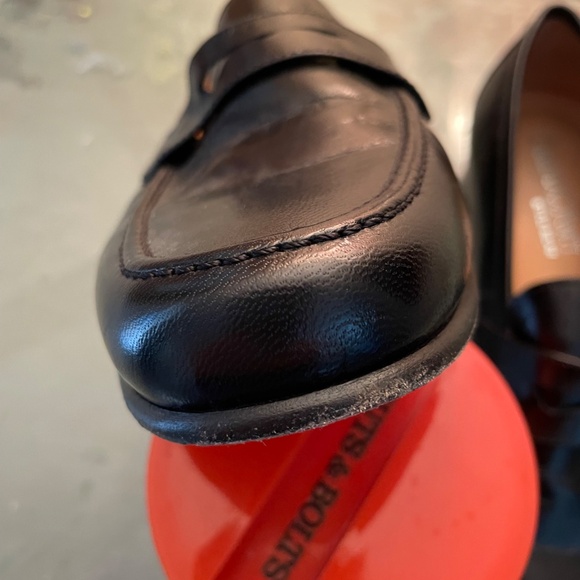Carlo Ponty Black Leather Milan Style Loafers Made in Portugal Women's Size 39 - Picture 5 of 8
